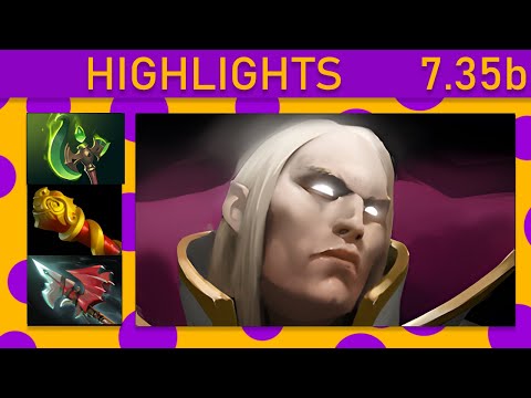 ⭐Invoker 20+ Kills! Mid Highlights 7.35b - Dota 2 Top MMR