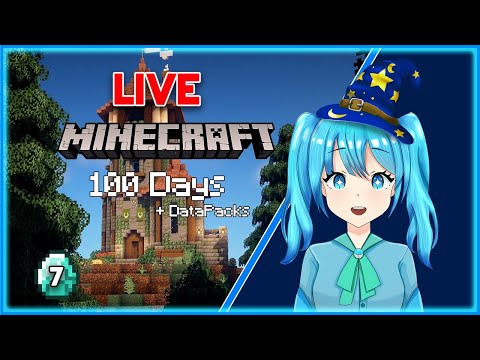 VeraDinita - TRY TO BE A WIZARD - MINECRAFT 100 DAYS DATAPACKS