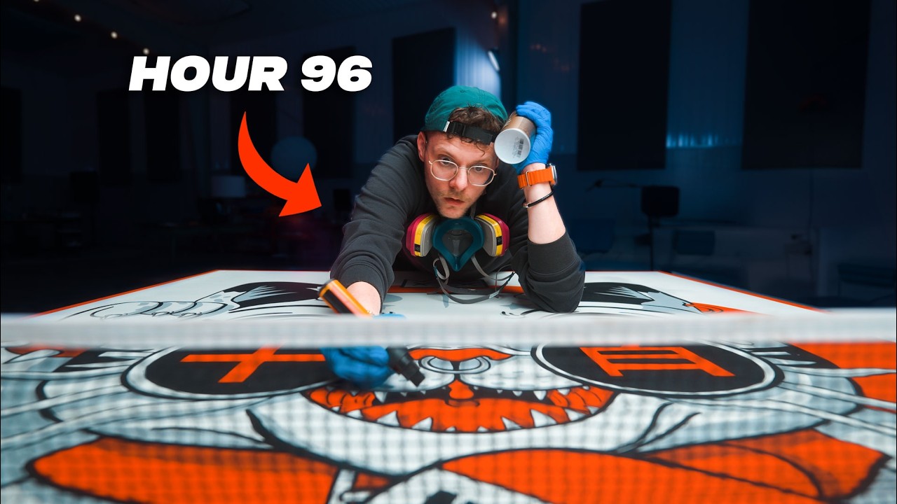 I Spent 100 hrs. Making a Custom Ping Pong Table!