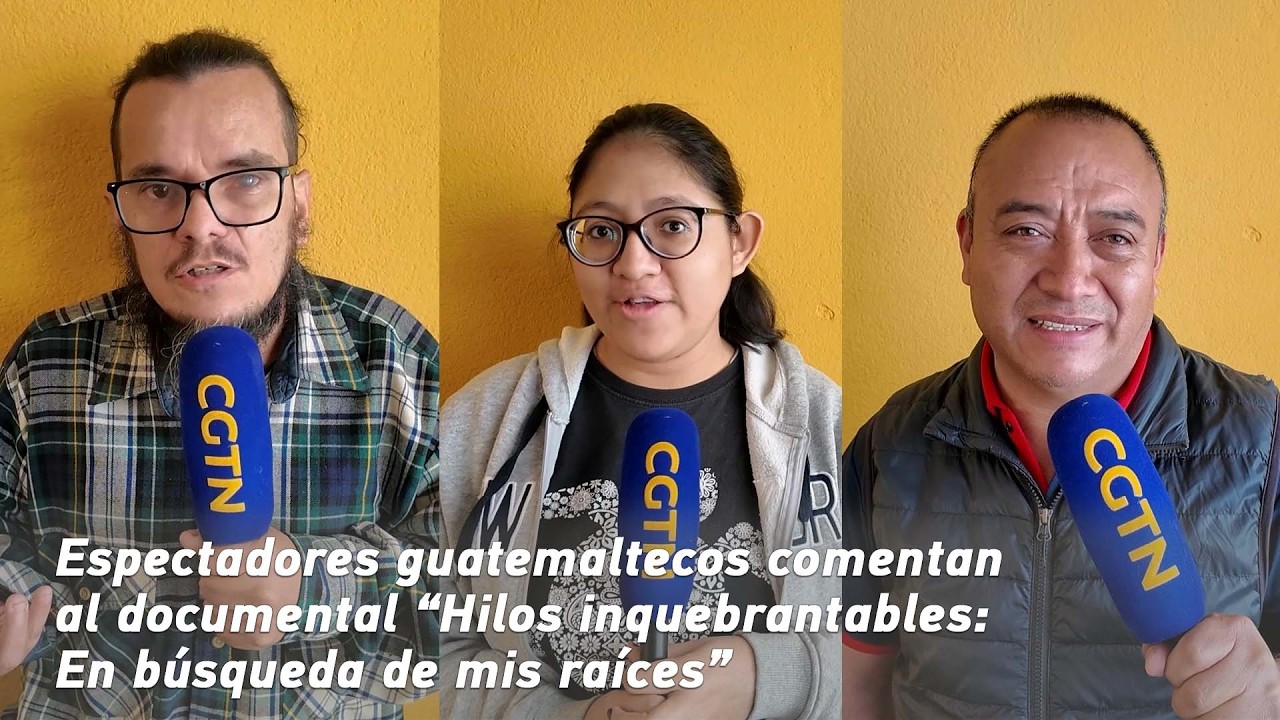 Espectadores guatemaltecos comentan al documental “Hilos inquebrantables: En búsqueda de mis raíces”