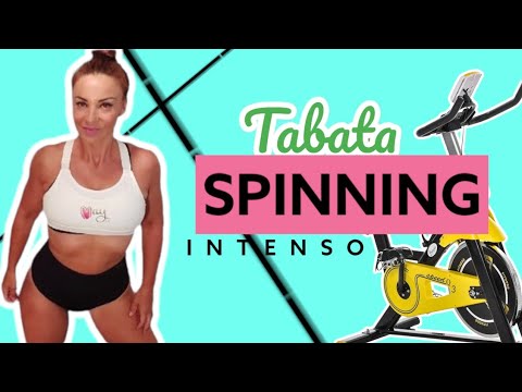 20 min – SESION SPINNING TABATA . Rutina muy  CORTA –  RUTINA muy INTENSA – 1667 may abad