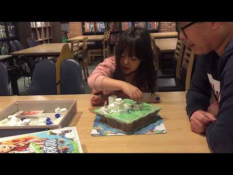 일곱살 태림이와 보드게임 산토리니 하기