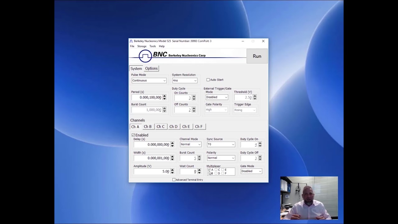 Introduction to the Model 525 GUI