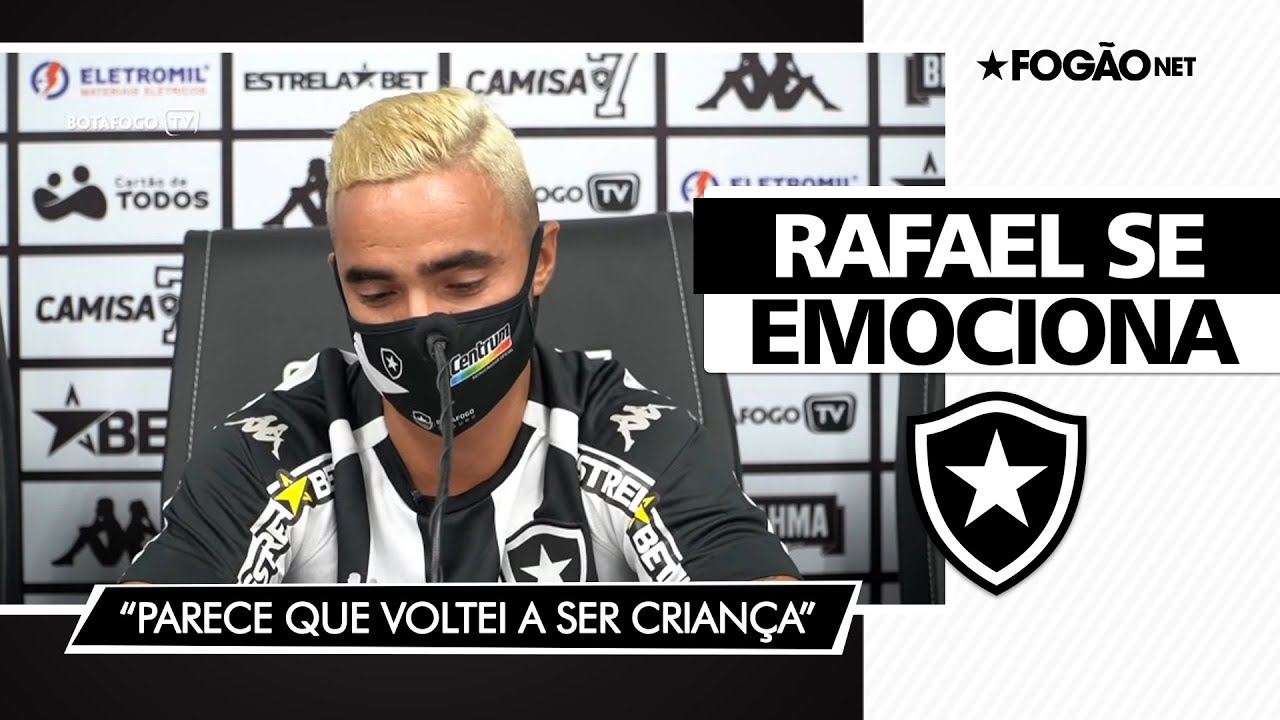 Rafael não segura emoção na apresentação e diz em que posição prefere jogar para ajudar o Botafogo 🥰⭐ Rafael não segura emoção na apresentação e diz em que posição prefere jogar para ajudar o Botafogo 🥰⭐