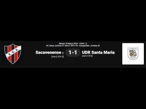 SG Sacavenense - UDR Santa Maria 2017/2018