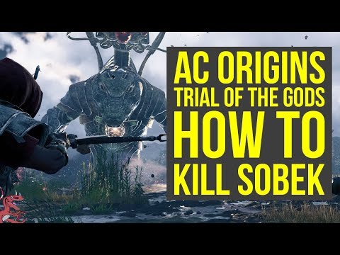 Assassin's Creed Origins Trial of Sobek - HOW TO DEFEAT SOBEK (AC Origins Trial of Sobek)