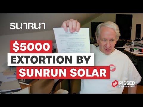 Sunrun - Extortion, permitless work, phony excuses