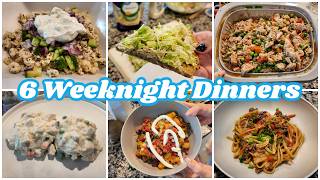 What’s For Dinner? | 6 Weeknight Dinner Ideas | Cook With Me