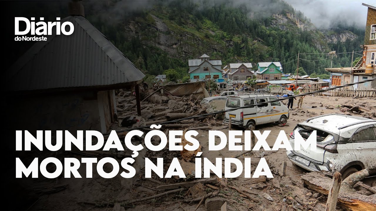 Imagem da notícia Vídeo: inundações causam destruição e deixam dezenas de mortos na Índia