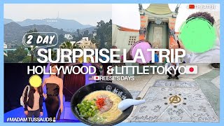 LA Trip Vlog|🇺🇸夫と行く弾丸1泊2日初ロサンゼルス旅行✈️|2Day🇺🇸LA Trip for the first time as 🇺🇸🇯🇵couple
