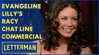 Evangeline Lilly&#39;s Racy Commercial Is Not What You Think It Is | Letterman