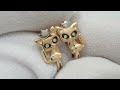 Відео огляд Золоті сережки Кішечки сзх79