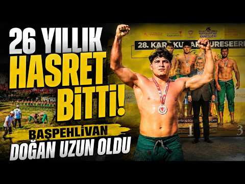 26 yıllık hasret bitti! Başpehlivan Doğan Uzun oldu