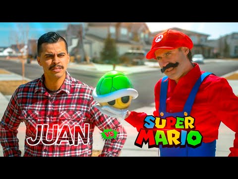 Juan vs. Super Mario in Real Life