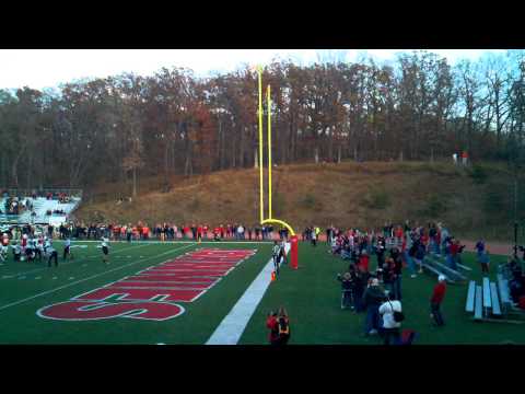 SJU vs St Olaf 11/5/11, Jimmy Mattson's winning FG