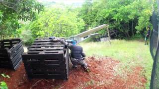 preview picture of video 'PAINTBALL ISLAND - RSMA Martinique 2eme Compagnie / 08 12 2012'