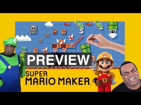 SUPER MARIO MAKER PREVIEW! | Lamarr Wilson
