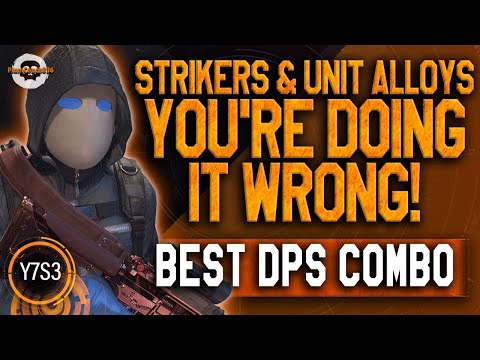 The BEST DPS COMBO!😮STRIKERS & UNIT ALLOYS META! Division 2 #thedivision2 #pve