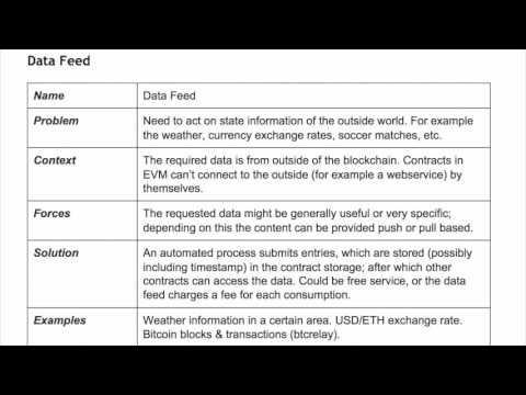 Data Feed - Blockchain Design Patterns