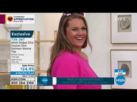 HSN | IMAN Global Chic Fashions 04.08.2021 - 08 PM