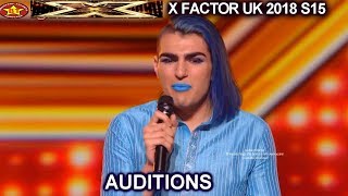 Ezat Azur  a Banker sings "Bang Bang"  INTERESTING  AUDITIONS week 3 X Factor UK 2018