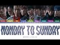 GHOST9 (고스트나인) - 'Monday to Sunday' Lyrics (color coded han/rom/eng/가사)