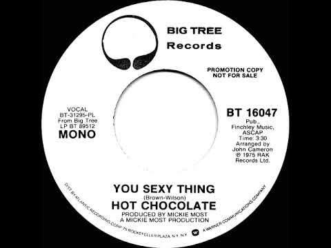 1976 Hot Chocolate - You Sexy Thing (mono radio promo 45)
