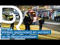 Met rellen, plunderingen, brandstichting en vernielingen veranderde Rotterdam-Zuid in een slagveld