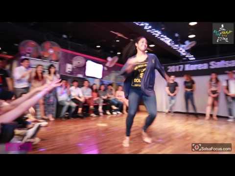 Marie Cazorla&Desiree Godsell&Dawn Eng  2017 Korea salsa & Bachata congress pre-party @ Naomi