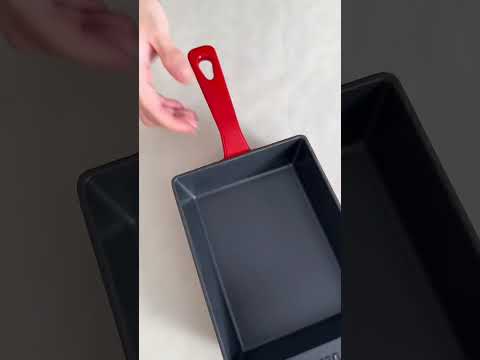 Chảo gang Oceno hình chữ nhật, size 14 x18cm, màu đỏ OFR-1358 video