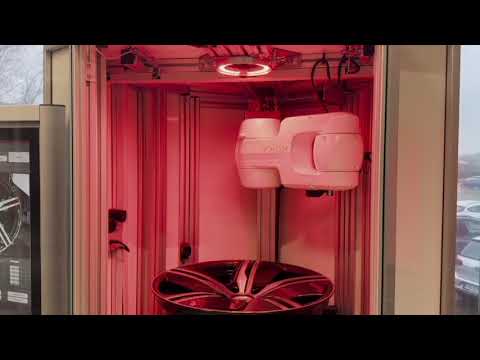 Carbon Felgen-Messung mit KI-Roboter I RIM MEASUREMENT WITH AI ROBOT