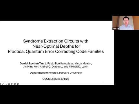 75 | Syndrome Extraction Circuits with Near-Optimal Depths for Practical Quantum Error Correcting Code Families