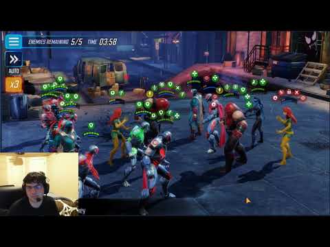 Arena  - 6 Red Star Phoenix-Ultron-Minn-Vision-Juggs    Marvel Strike Force