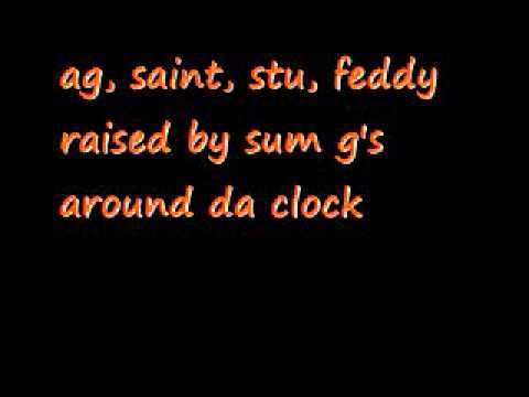 ag, saint, stu, n feddy - raised by sum g's.wmv