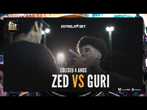 (MELHOR DA NOITE 🔥🔥) GURI (SP) X ZED - 2° FASE - BATALHA DO COLISEU - COLISEU 4 ANOS