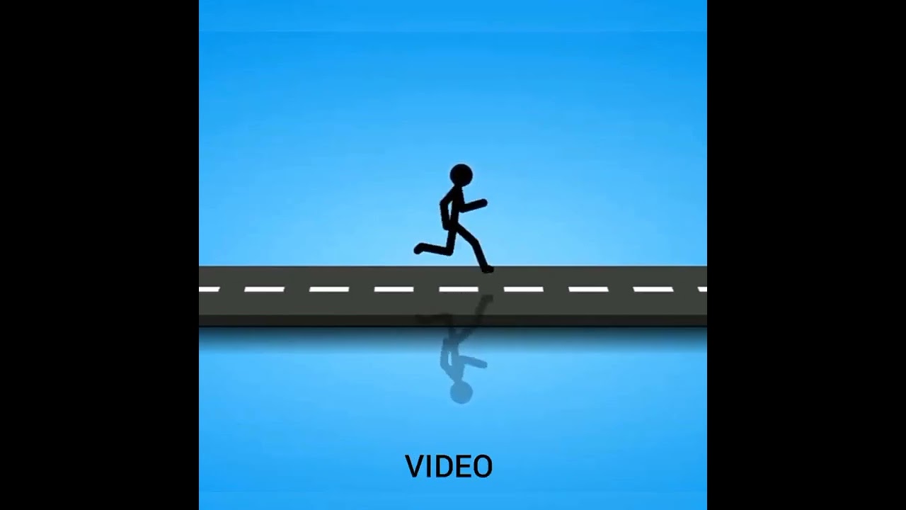 Running man on endless road animation using HTML and CSS #html #css
