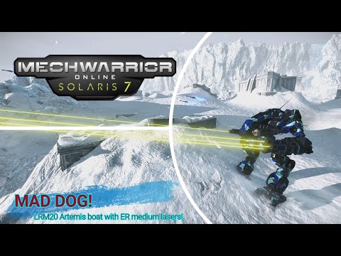 Mechwarrior Online - Mad Dog LRM20 Artemis boat with ER medium lasers!