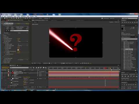 BCC Laser Beam Write-On Effect: Basics