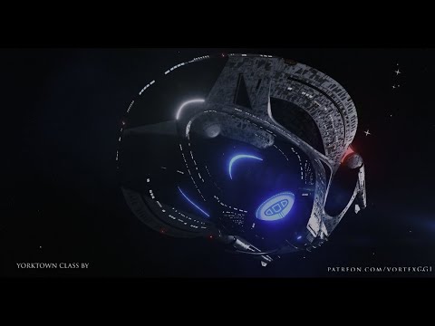 Enterprise F (Refit) Flyby #2 [MYVFX] #startrek #startrekpicard