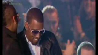 Amelle and Kanye West