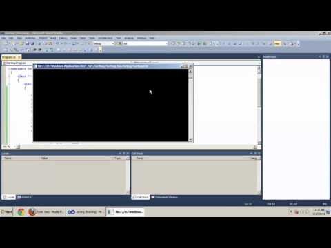 Sorting The Giving String By using Array Class Method in C NET Tamil
