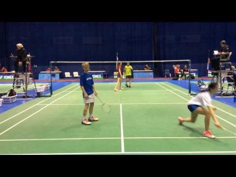 2017 Canadian Junior Championships Moncton XD U15 Jewkes Ashton VS Watson Zhu