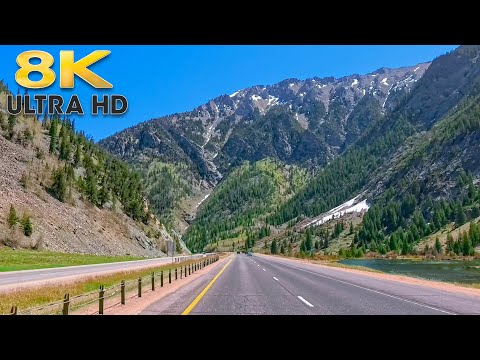 America's Highest Highway I-70 Through the Rocky Mountains 8K Colorado Scenic Drive