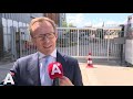 Zuidasdok in zwaar weer