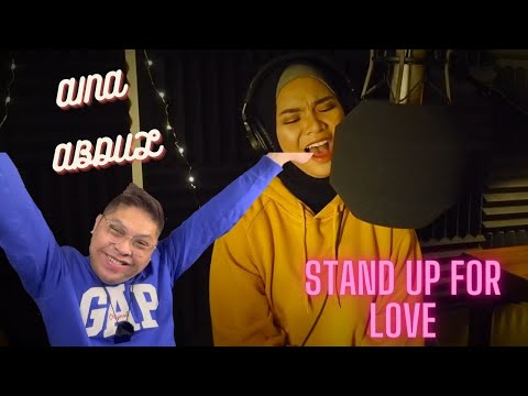 FIL-BRIT REACTS TO - AINA ABDUL - STAND UP FOR LOVE
