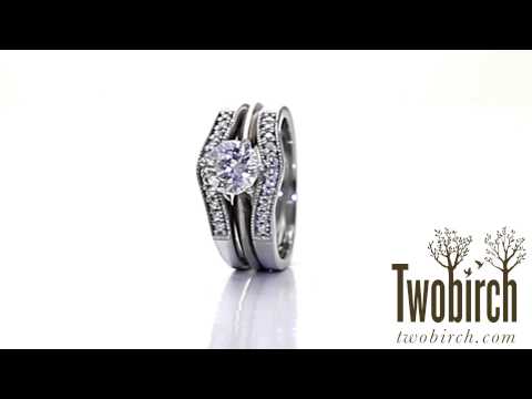 0.26ct. Contour Prong in Channel Wedding Ring Guard - TwoBirch TB-GUARD-0068-WG-E