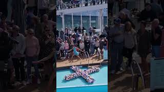 Celebrity 2025 President's Cruise Sailaway Party Team GB Show #shorts