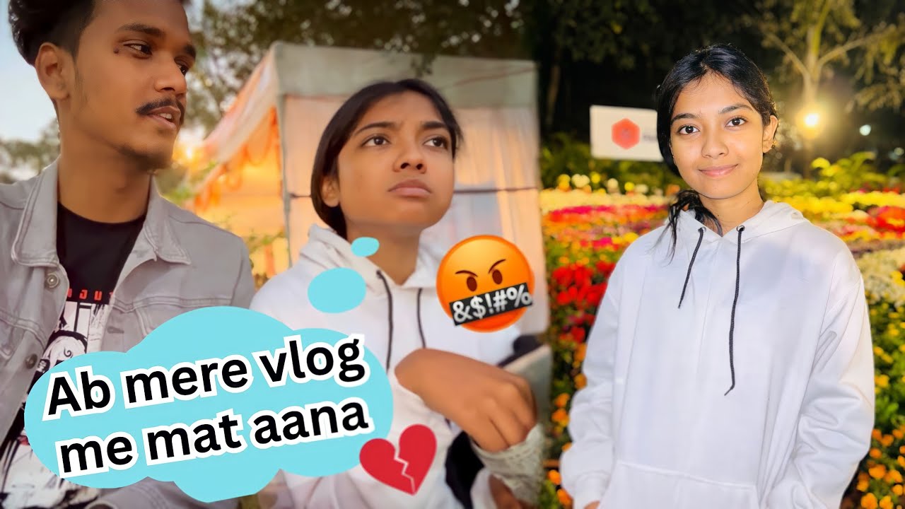 I am angry with him 🤬| Flower Show Raipur 2024