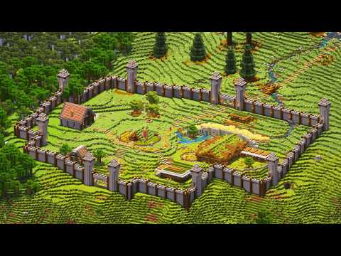 TRANSFORMEI meu mundo ETERNO em uma FORTALEZA!