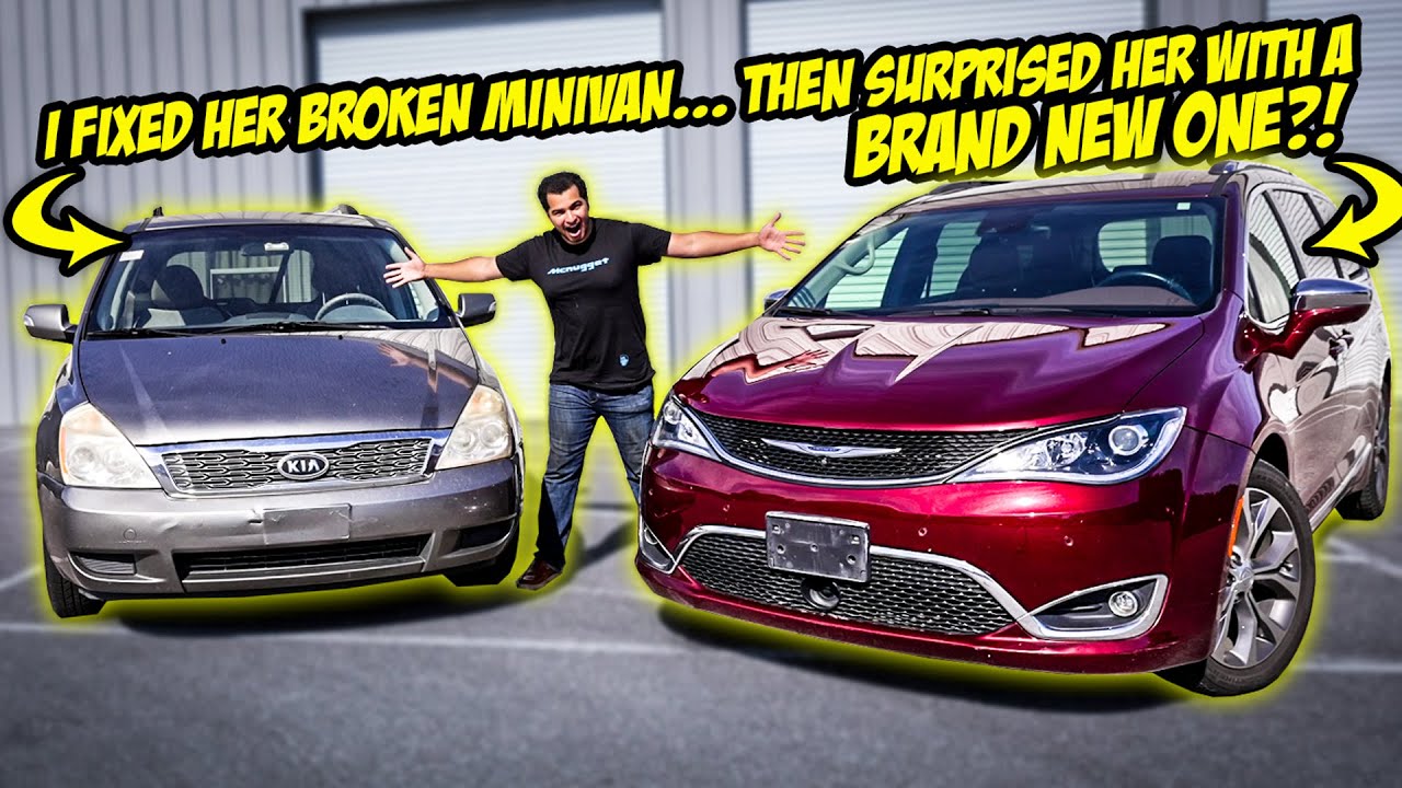 I Fixed My Babysitter's Broken 200,000-Mile Minivan...Then Surprised Her With A BRAND NEW ONE
